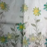 Cream Floral Print Fancy Saree