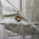 Pista Green cut work soft tussar silk saree