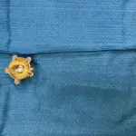 Blue floral print soft tussar silk saree