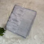 Grey with self leaf design fancy saree