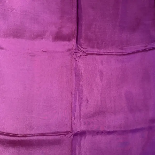 Wine colour thin border with brocade blouse semi crepe saree