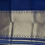 Navy blue with Stripes fancy saree