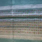 Blue Jaal Pattern brocade fancy saree