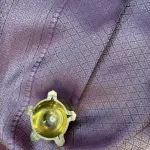 Rose Pink Jaal pattern tissue satin silk saree