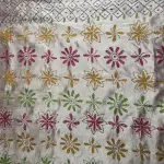 Brown with thread work semi Tussar Saree