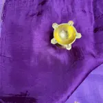 Purple Meenakari work Dola Silk saree