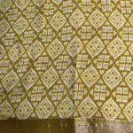 Mustard Yellow With border fancy saree