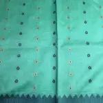 Sky blue with Buttas Semi tissue Saree