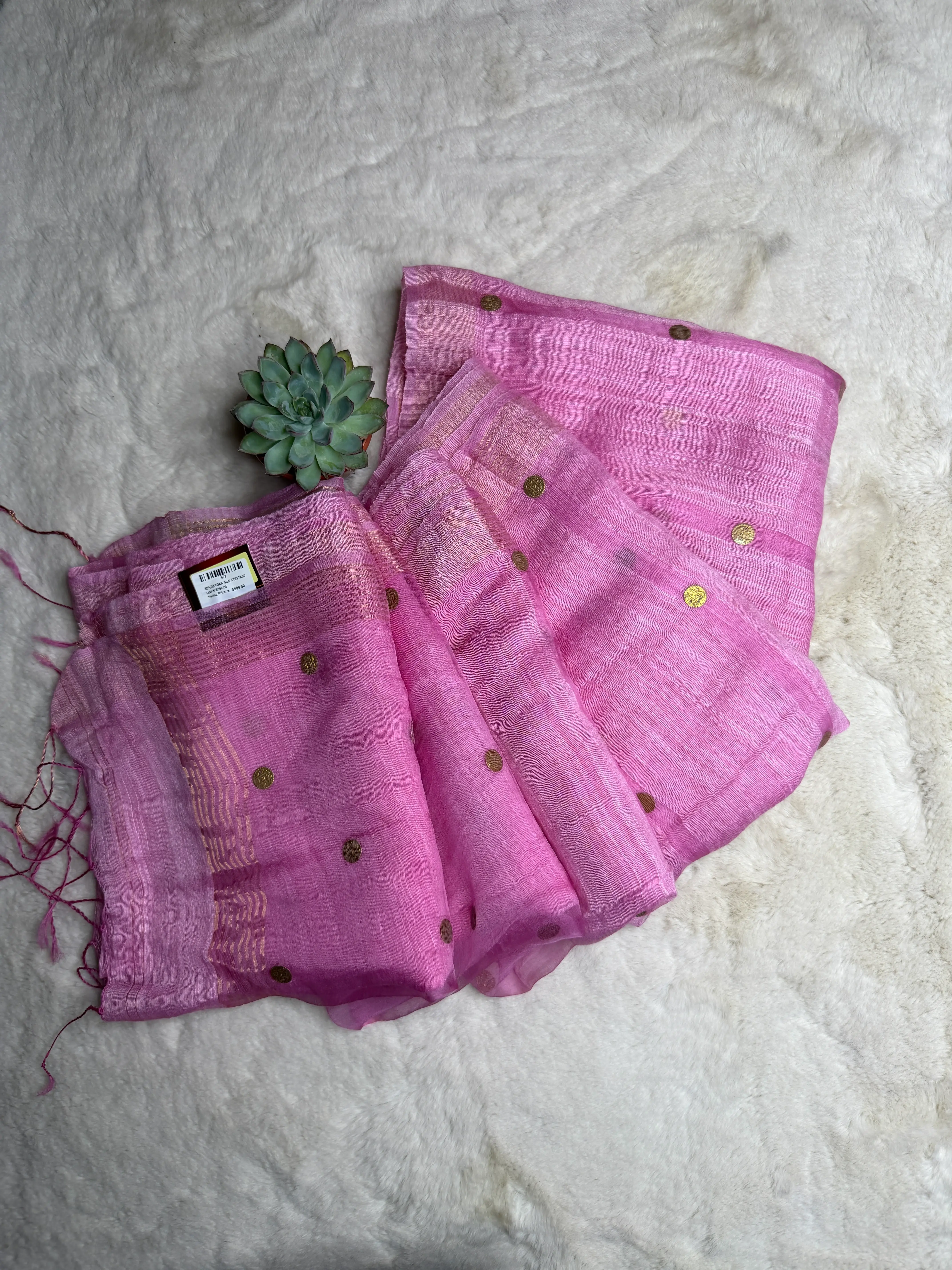 Pure Gini Matka Silk Saree