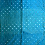 Blue small motifs benaras saree