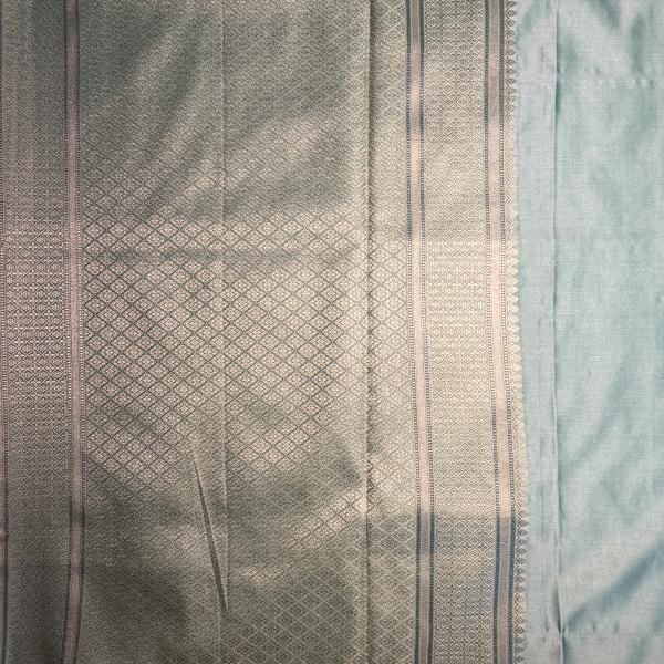 Pista Green benaras saree