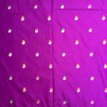Rani pink with meenakari border benaras saree