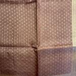 Brown small buttas kora organza saree