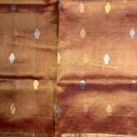 Orange pure Tissue kora organza saree