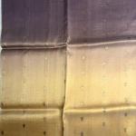 Beige pure kora organza saree