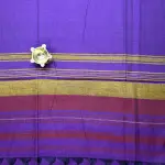 Purple ganga jamuna border dhaniakali cotton saree