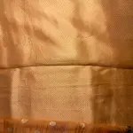 Light Orange Meenakari work Semi Tussar silk saree