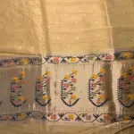 Lemon Yellow Meenakari Work Semi Tussar Silk Saree