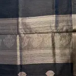 Black With Buttas Cotton Silk Saree