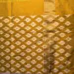 Black & Mustard Yellow Poochampalli Silk Saree