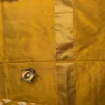 Black & Mustard Yellow Poochampalli Silk Saree