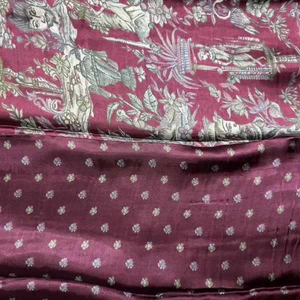 Maroon Soft Gajji Silk Saree
