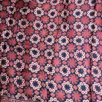 Mud Red Ajrak Modal Silk Saree