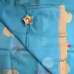 Raama Green Jamdhani Work Cotton Saree