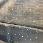 Grey with Buttas pure Tissue Organza Saree