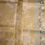 Lemon Yellow & Mint Green Organza Saree