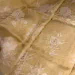 Lemon Yellow & Mint Green Organza Saree