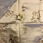 Military Green with yellow Floral pattern Pure Organza Saree