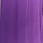 Purple plain with rich border and pallu pure mysore crepe silk saree 120gsm