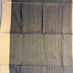 Beige & Black Maheshwari Silk Cotton Saree