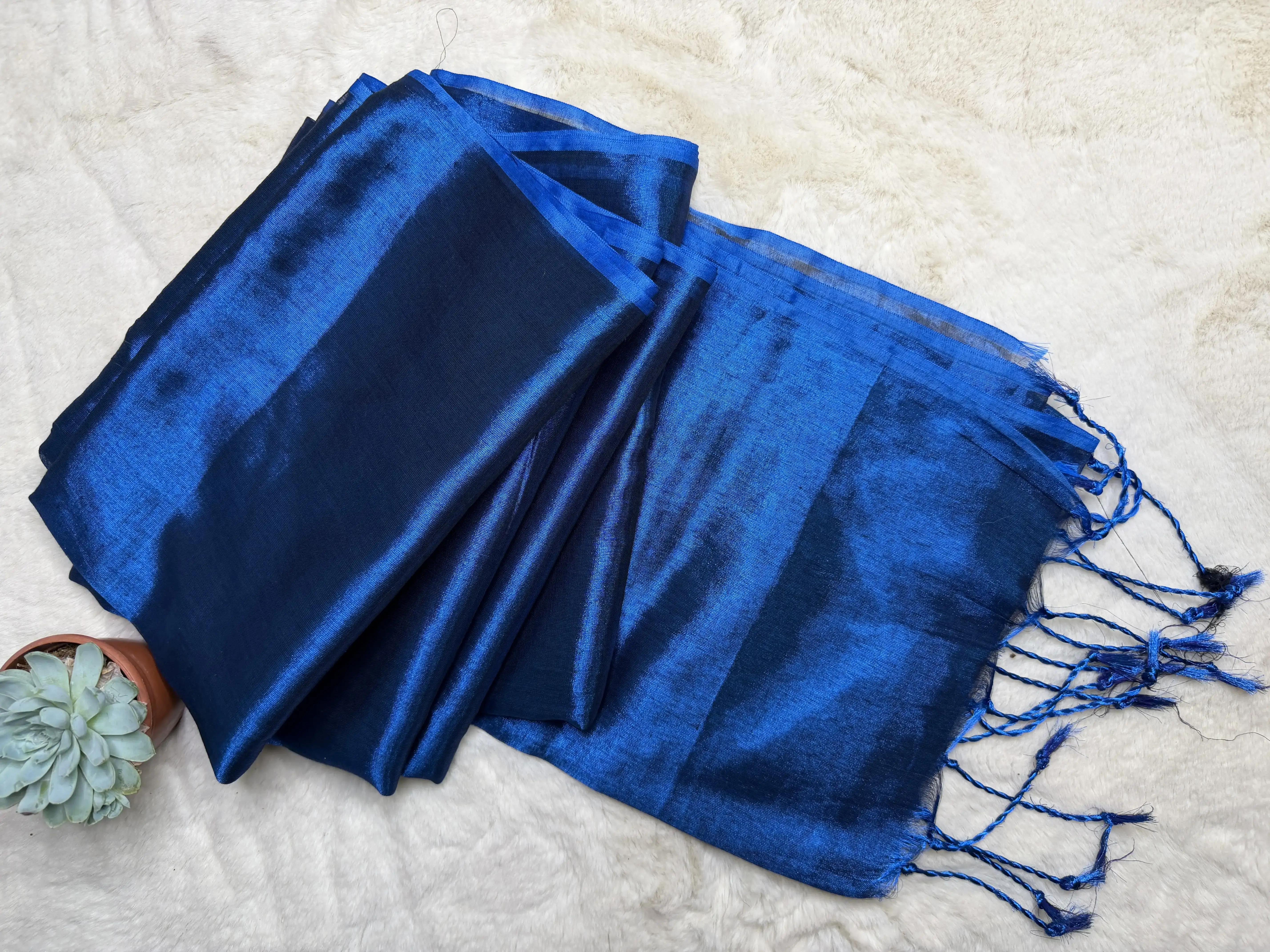 Lavender Tissue Saree