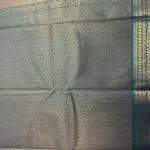 Pink With Green Border Semi Silk Saree