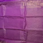 Green With Pink border Semi Silk Saree