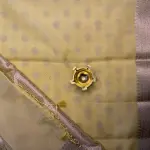 Lemon yellow with buttas chiffon saree