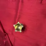 Cherry red with thread work all over raw silk saree