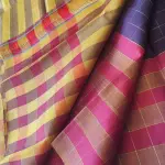 Chocolate brown with elegant border Pure kanchipuram silk saree