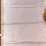 Brown with pastel pink kolam design soft silk saree