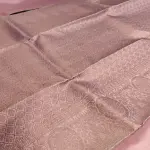 Pastel Pink with small motifs antique border silk saree
