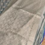 Powder Blue all over buttas benaras saree