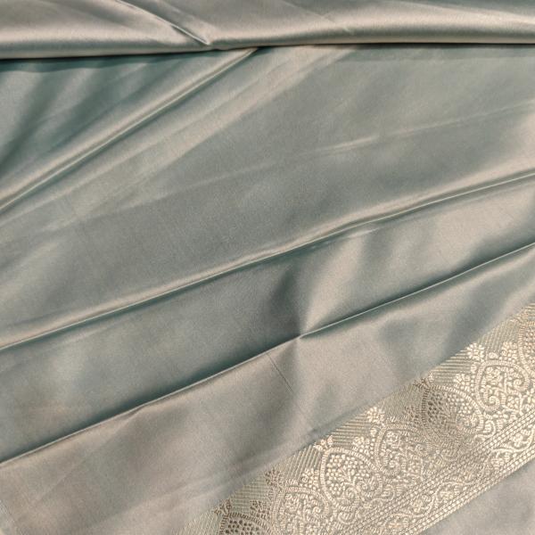 Powder Blue all over buttas benaras saree