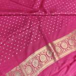 Pink all over buttas benaras saree