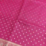 Pink all over buttas benaras saree