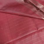 Maroon jaal work with rich border and pallu benaras saree