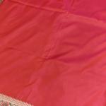 Rani pink with meenakari work border benaras saree
