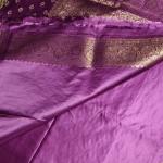 Purple with buttas Benaras saree