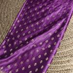 Purple with buttas Benaras saree